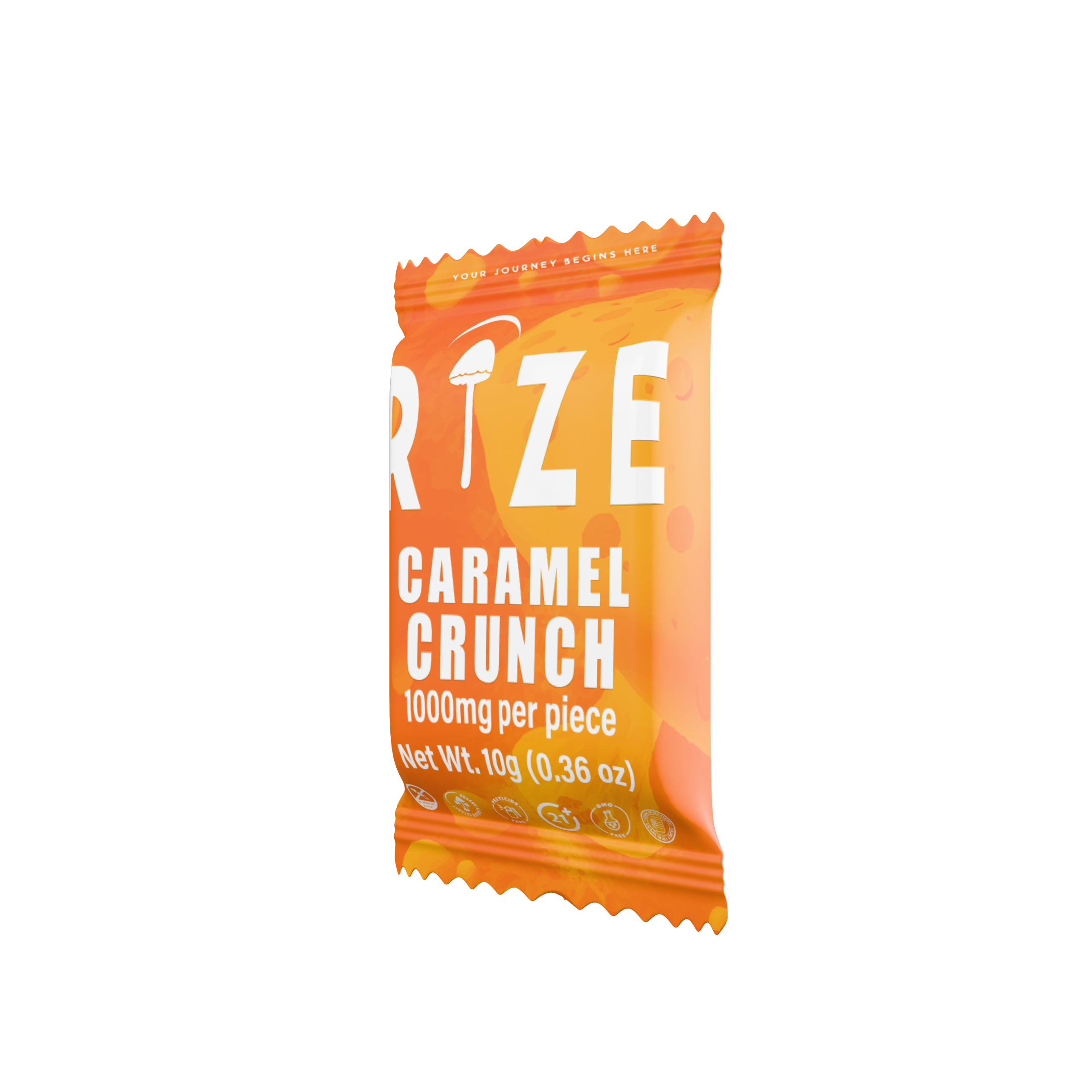 Rize 1G Caramel Crunch Chocolate Bar