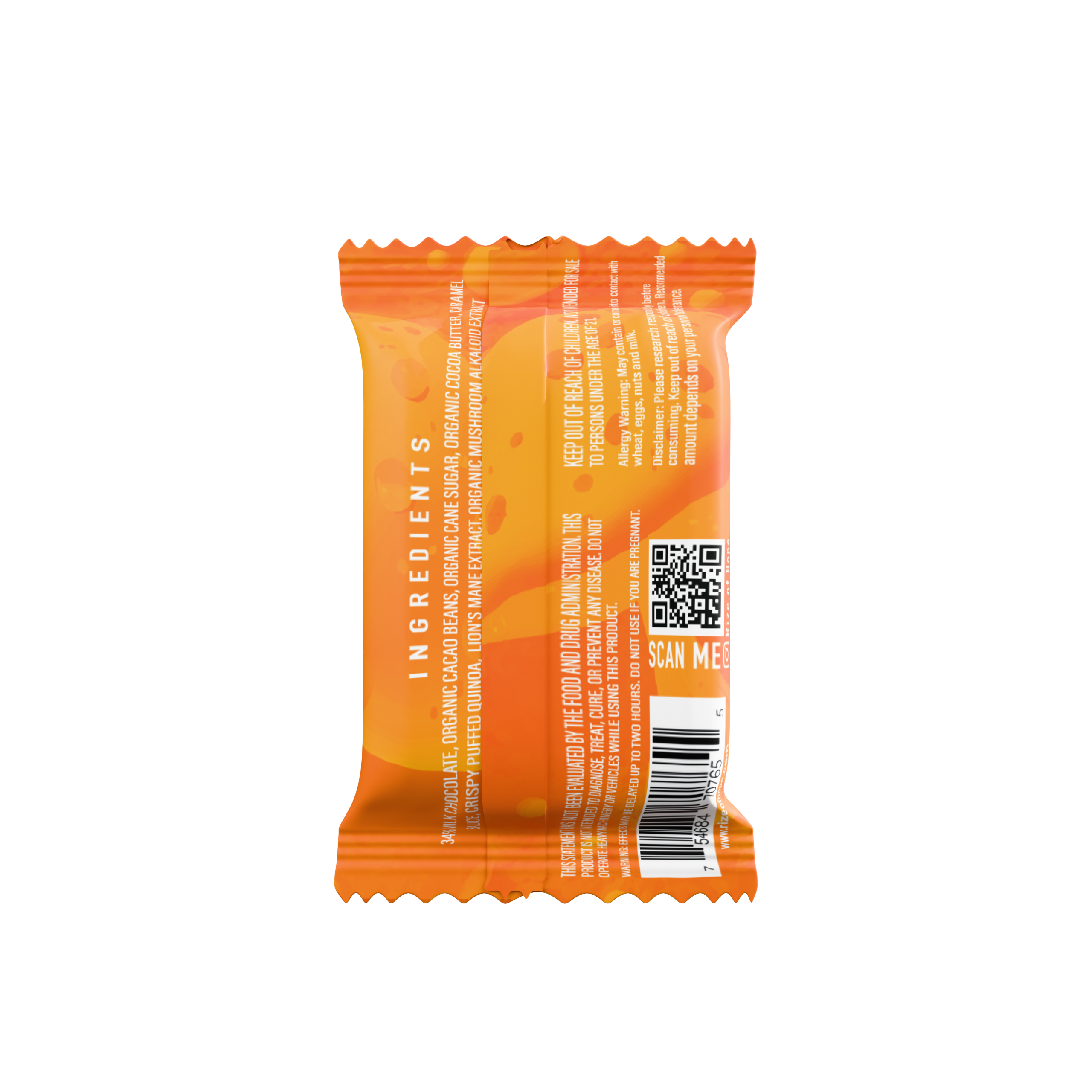 Rize 1G Caramel Crunch Chocolate Bar