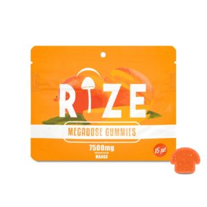 Rize 15pc 7500mg Mango Gummies