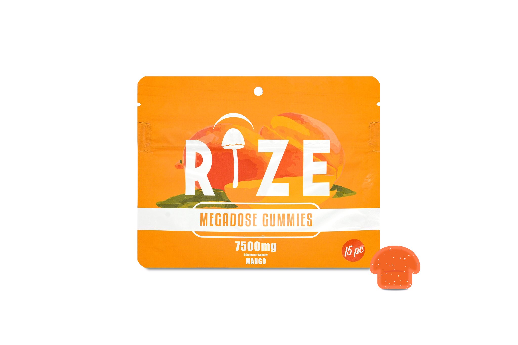 Rize 15pc 7500mg Mango Gummies