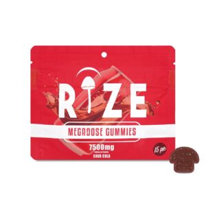 Rize 15pc 7500mg Sour Cola Gummies