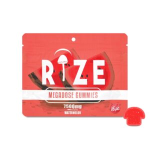 Rize 15pc 7500mg Watermelon Gummies