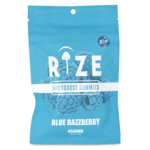 Rize 15pc 4500mg Blue Razzberry Gummies