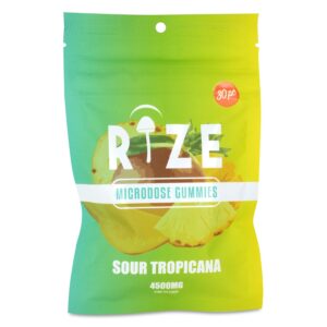 Rize 15pc 4500mg Sour Tropicana Gummies