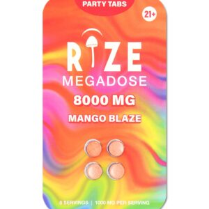 Rize 4pc 8000mg Mango Blaze Party Tabs