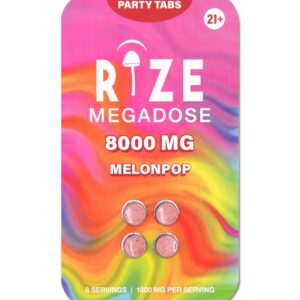 Rize 4pc 8000mg Melon Pop Party Tabs