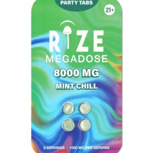 Rize 4pc 8000mg Mint Chill Party Tabs