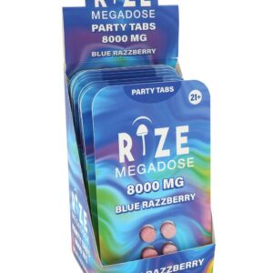 Rize 4pc 8000mg Blue Razz Party Tabs