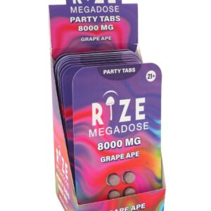 Rize 4pc 8000mg Grape Ape Party Tabs
