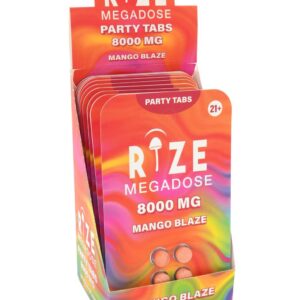 Rize 4pc 8000mg Mango Blaze Party Tabs